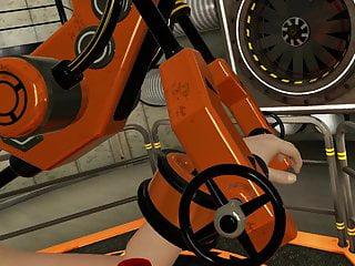 Die geile Schlampe spielt mit dem dicken Schwanz - Analsex mit dem Pornostar